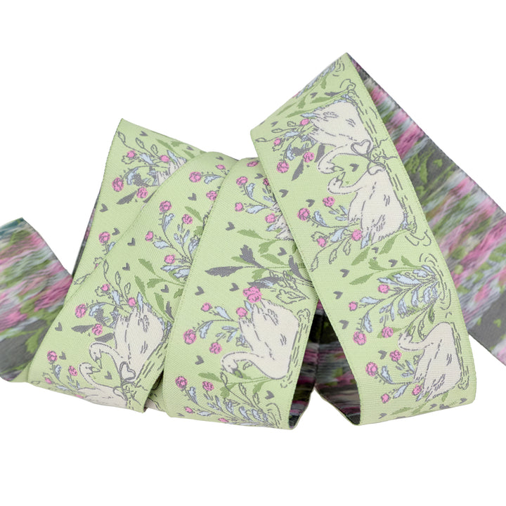 Mademoiselle - Swan Soiree - 1-1/2" width - by Patty Basemi - One Yard