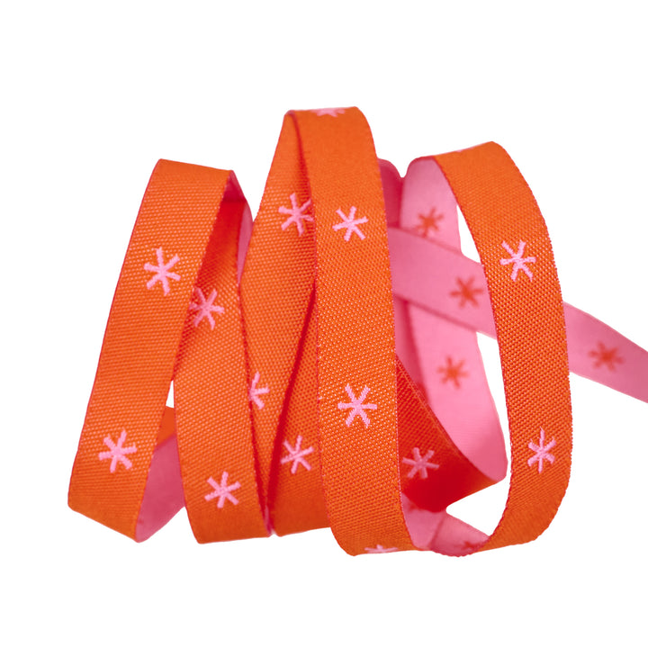 Hearts and Sparks - Spark in Pink - 3/8" width - by Melody Miller - One Yard