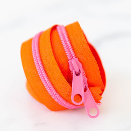 30" Handbag Zipper - Orangetastic
