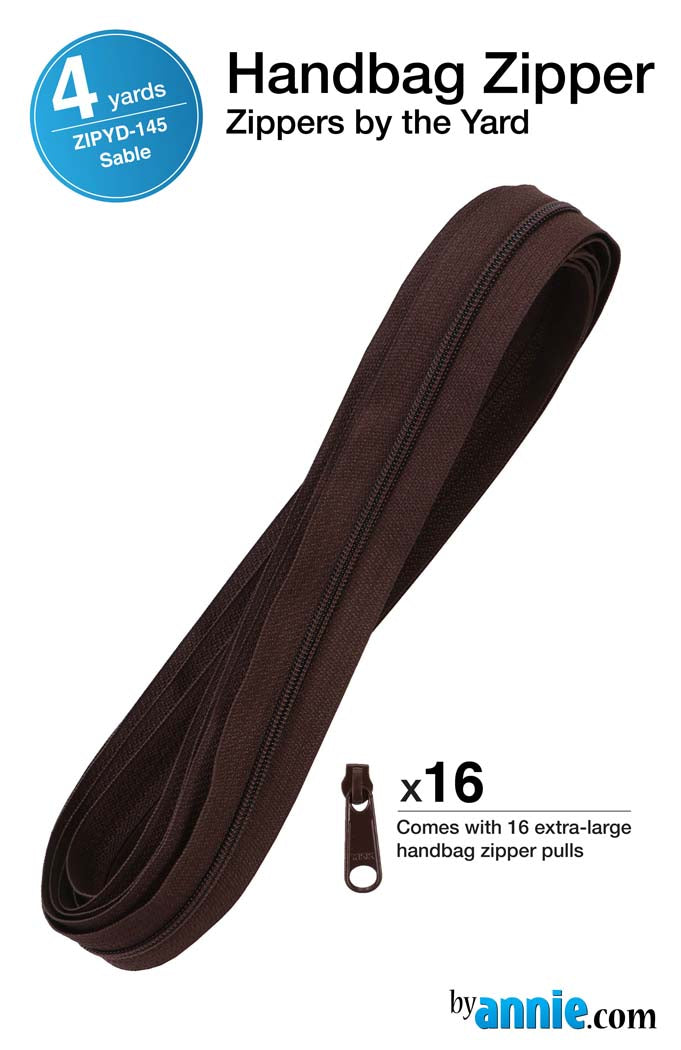 Zippers by the Yard - Sable