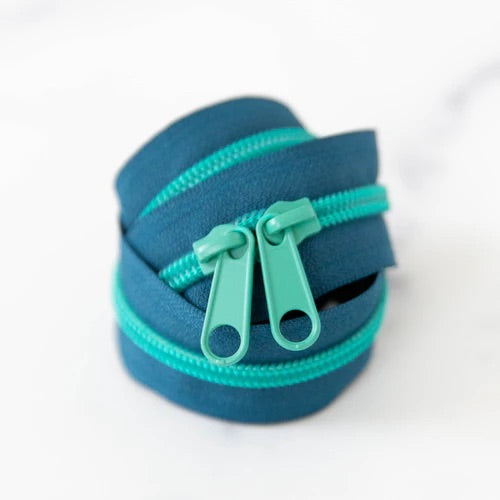 30" Handbag Zipper - Tealtastic