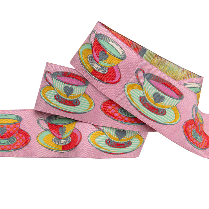 Big Tea Time Pink-1 1/2"-Tula Pink Curiouser