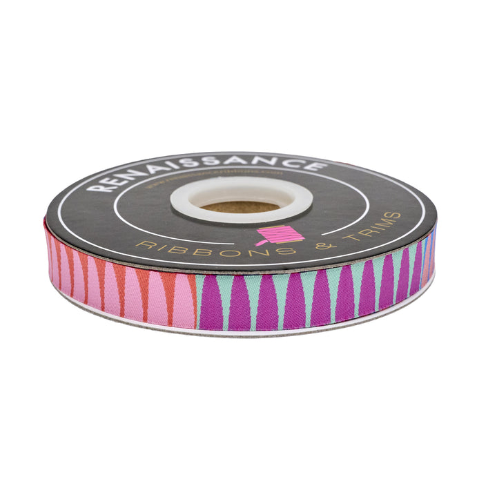 Ramble - Curves - 5/8" width - by Tara Faughnan - One Yard