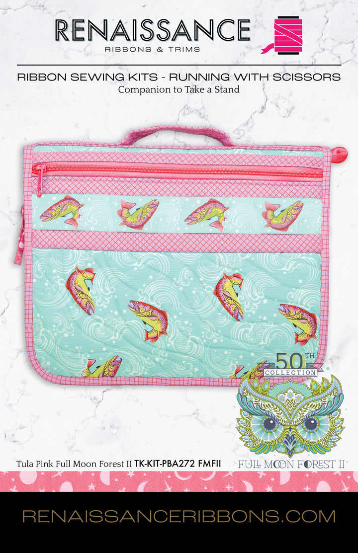 Sewing Kit - Running With Scissors with Full Moon Forest II