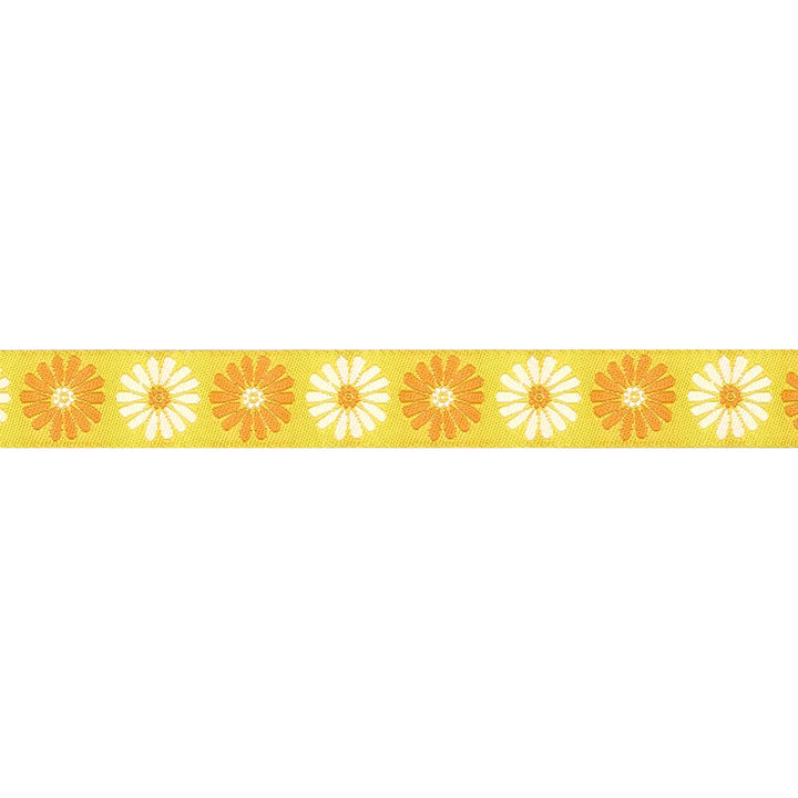 Best Day - Vintage Flower in Golden Hour 5/8"  - by Melody Miller - One Yard