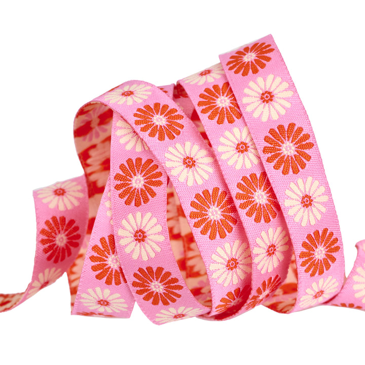 Best Day - Vintage Flower in Posy 5/8" - by Melody Miller - One Yard