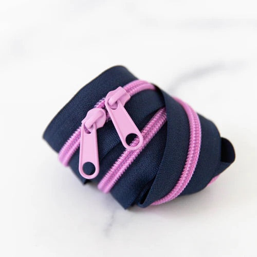30" Handbag Zipper - Midnight