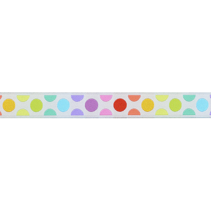 Graywork - Disco Dot in Whisper - 5/8" width - by Tula Pink  - One Yard