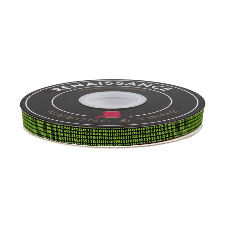 Witchy Ways - Tiny Check in Green - 3/8" width - by Cori Dantini - One Yard