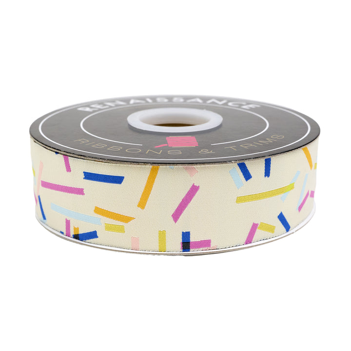Salutations - Washi in Cream - 1-1/2" width - by Rashida Coleman Hale - One Yard