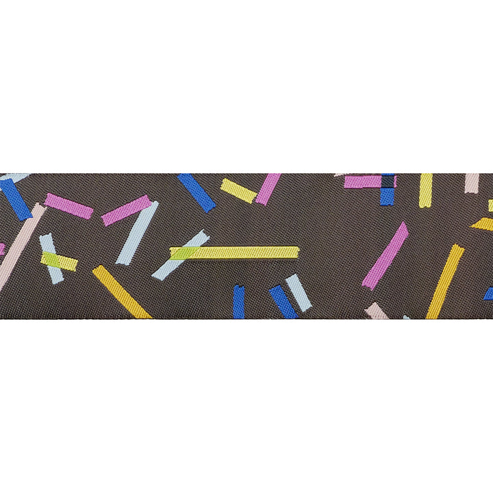 Salutations - Washi in Charcoal - 1-1/2" width - by Rashida Coleman Hale - One Yard