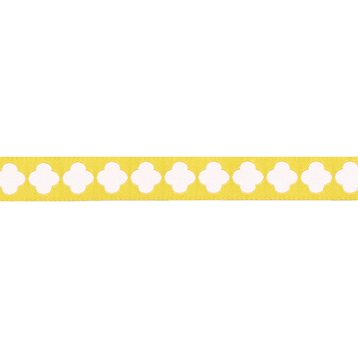 Love Notes - Trefoil - 5/8" width - by Renaissance Ribbons - One Yard