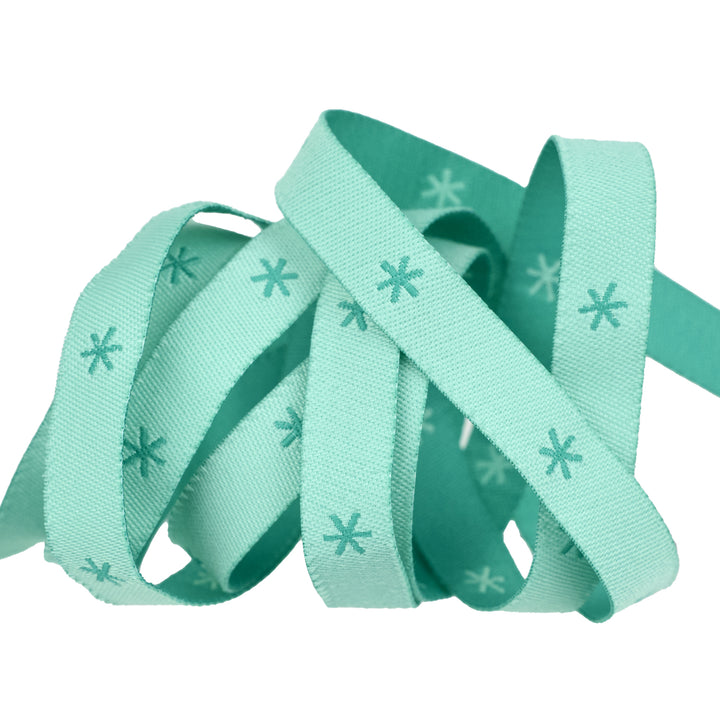Hearts and Sparks - Spark in Mint - 3/8" width - by Melody Miller - One Yard