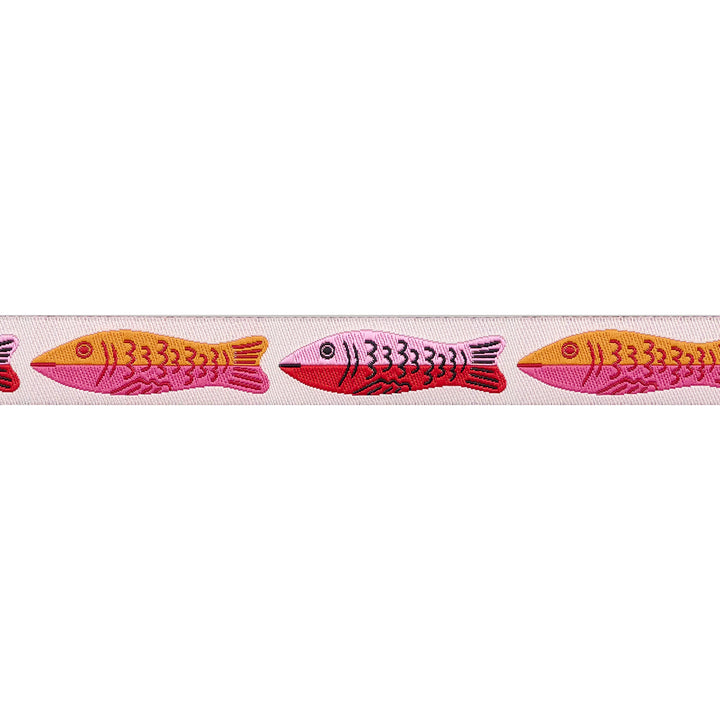 Ooh Lucky Lucky - Sardines in Posy - 5/8" width - by Alexia Abegg - One Yard