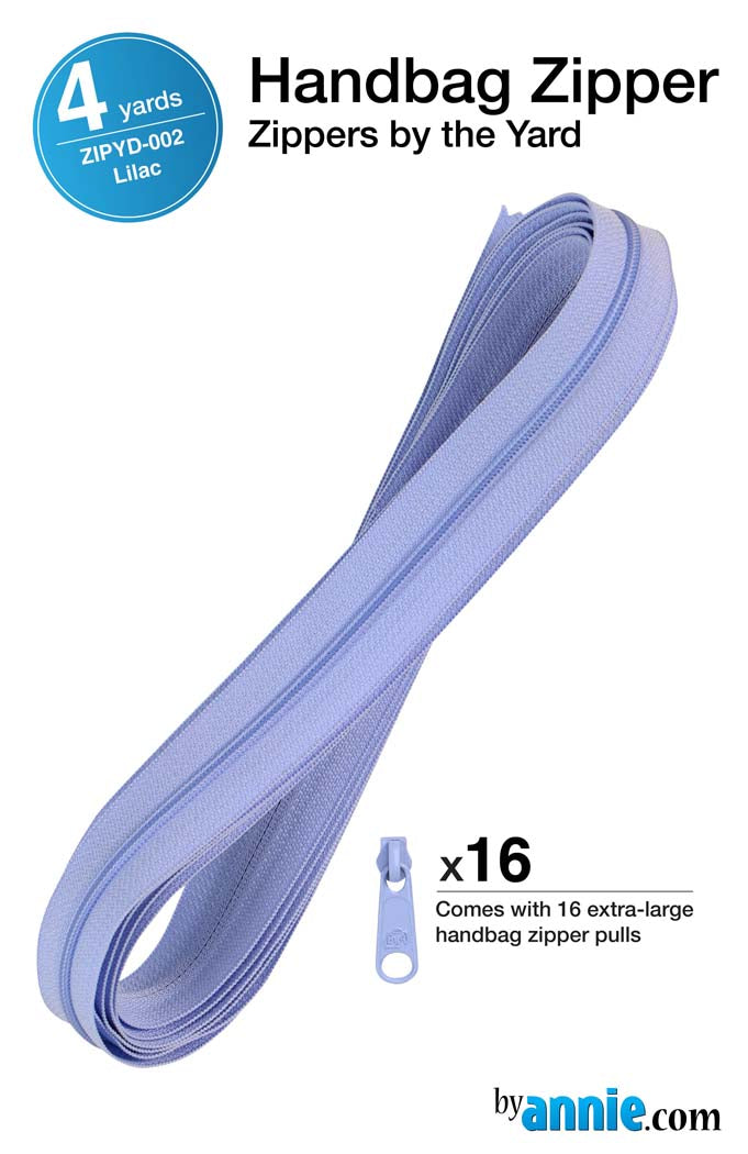 Zippers by the Yard - Lilac