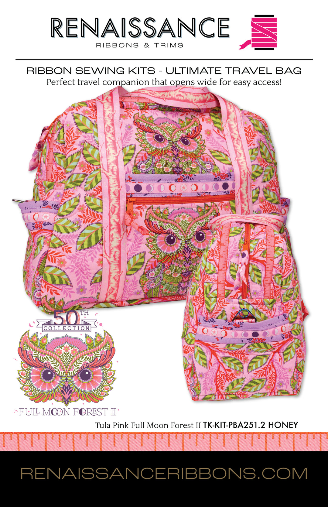 Sewing Kit - Ultimate Travel Bag in Honey