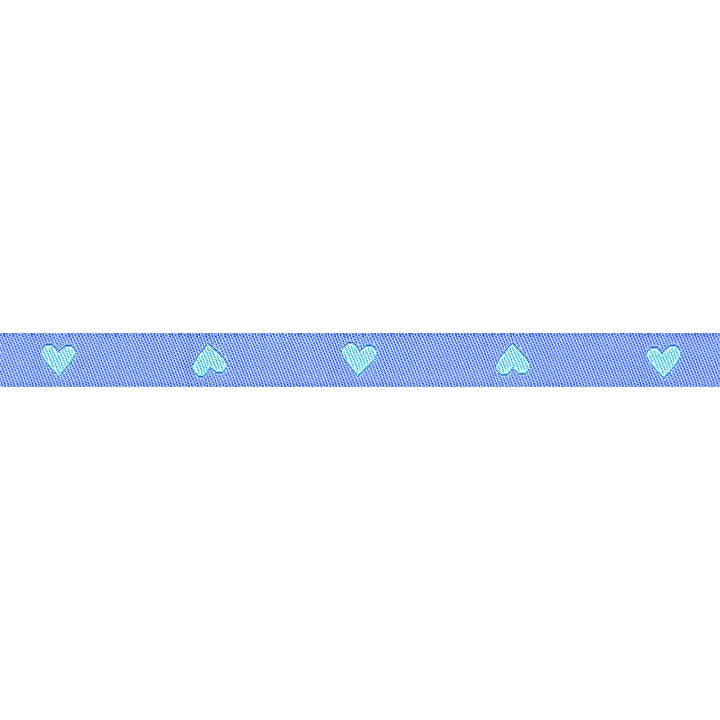Hearts and Sparks - Hearts in Turquoise - 3/8" width - by Melody Miller - One Yard