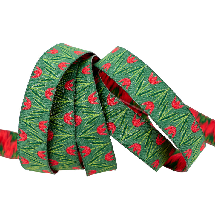 12 Days of Christmas - Tulips - 5/8" width - by Cori Dantini - One Yard