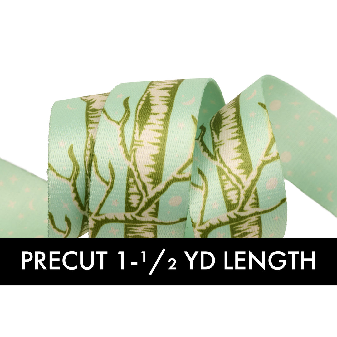 Full Moon Forest II - Big Tree Webbing in Enchanted - 1-1/2" width - by Tula Pink - PRECUT 1.5 YD