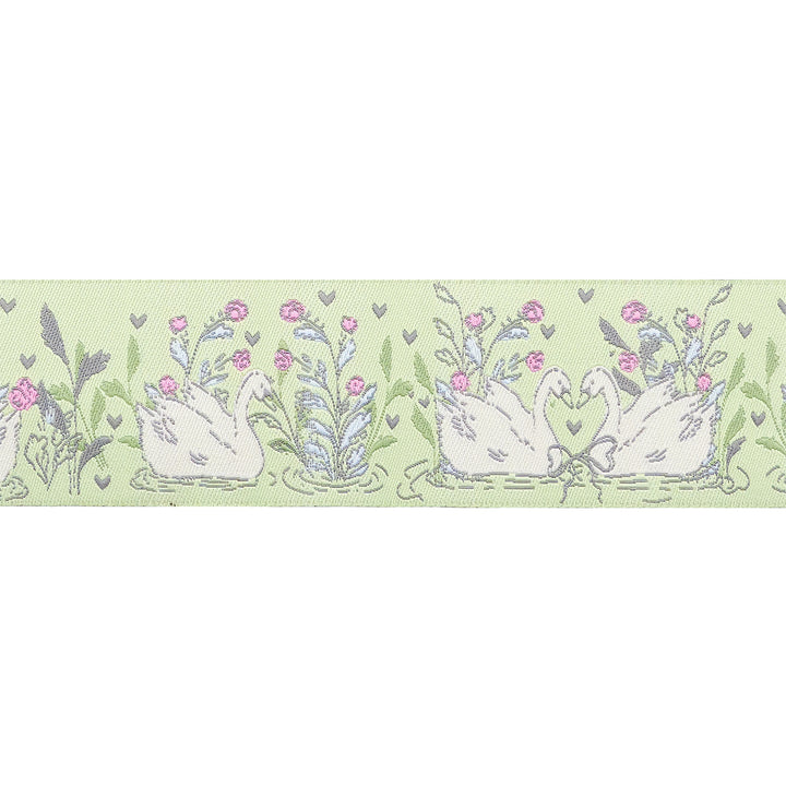 Mademoiselle - Swan Soiree - 1-1/2" width - by Patty Basemi - One Yard