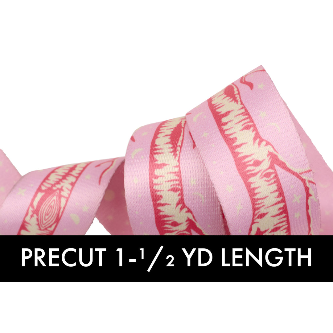 Full Moon Forest II - Big Tree Webbing in Honey - 1-1/2" width - by Tula Pink - PRECUT 1.5 YD