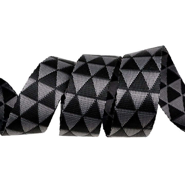 Graywork - Kinda Shady in Carbon WEBBING - 1-1/2" width - by Tula Pink - One Yard