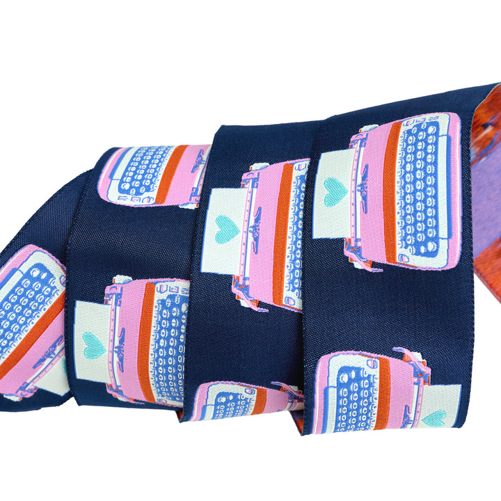 Best Day - Typewriters in Teal 2" - by Melody Miller - One Yard