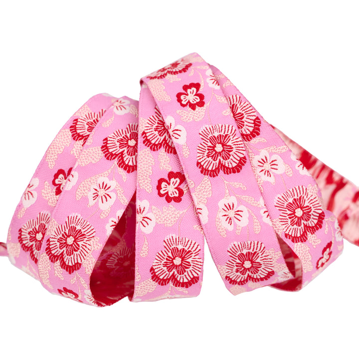 PREORDER - Hello Alice - Violets - 7/8" width - by Sarah Watts - One Yard