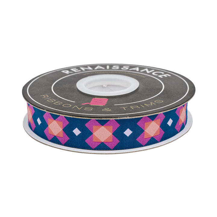 Ramble - Flowers - 7/8" width - by Tara Faughnan - One Yard