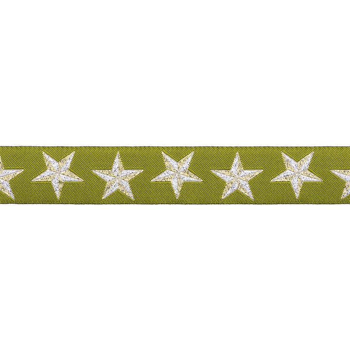 PREORDER - High Flight - Twinkle in Olive - 7/8" width - by Sarah Thomas - One Yard