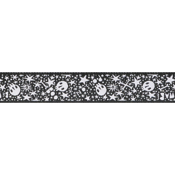 Witchy Ways - Skelly Stars and Bones  - 7/8" width - by Cori Dantini - One Yard