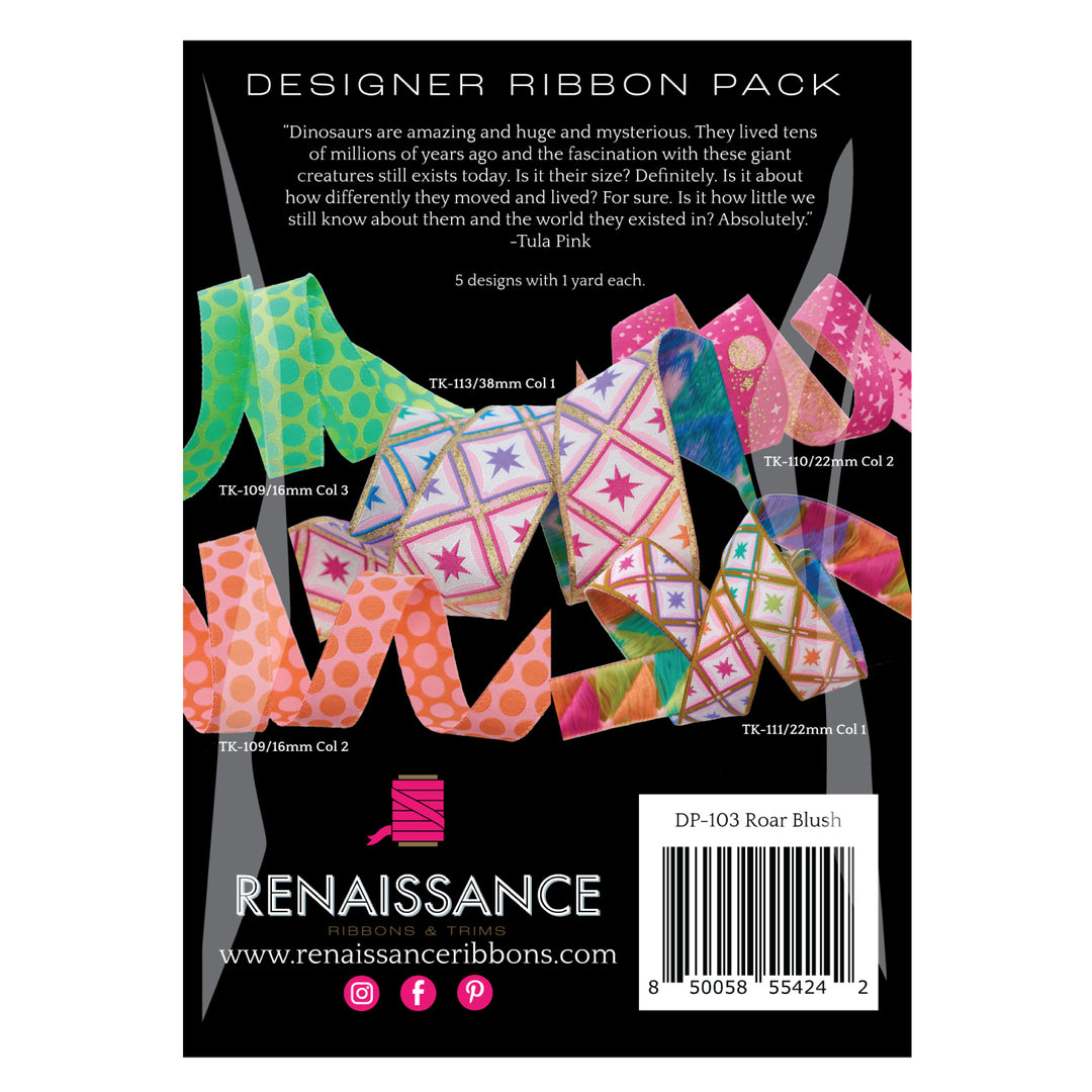Tula Pink - Roar in Blush - Designer Pack