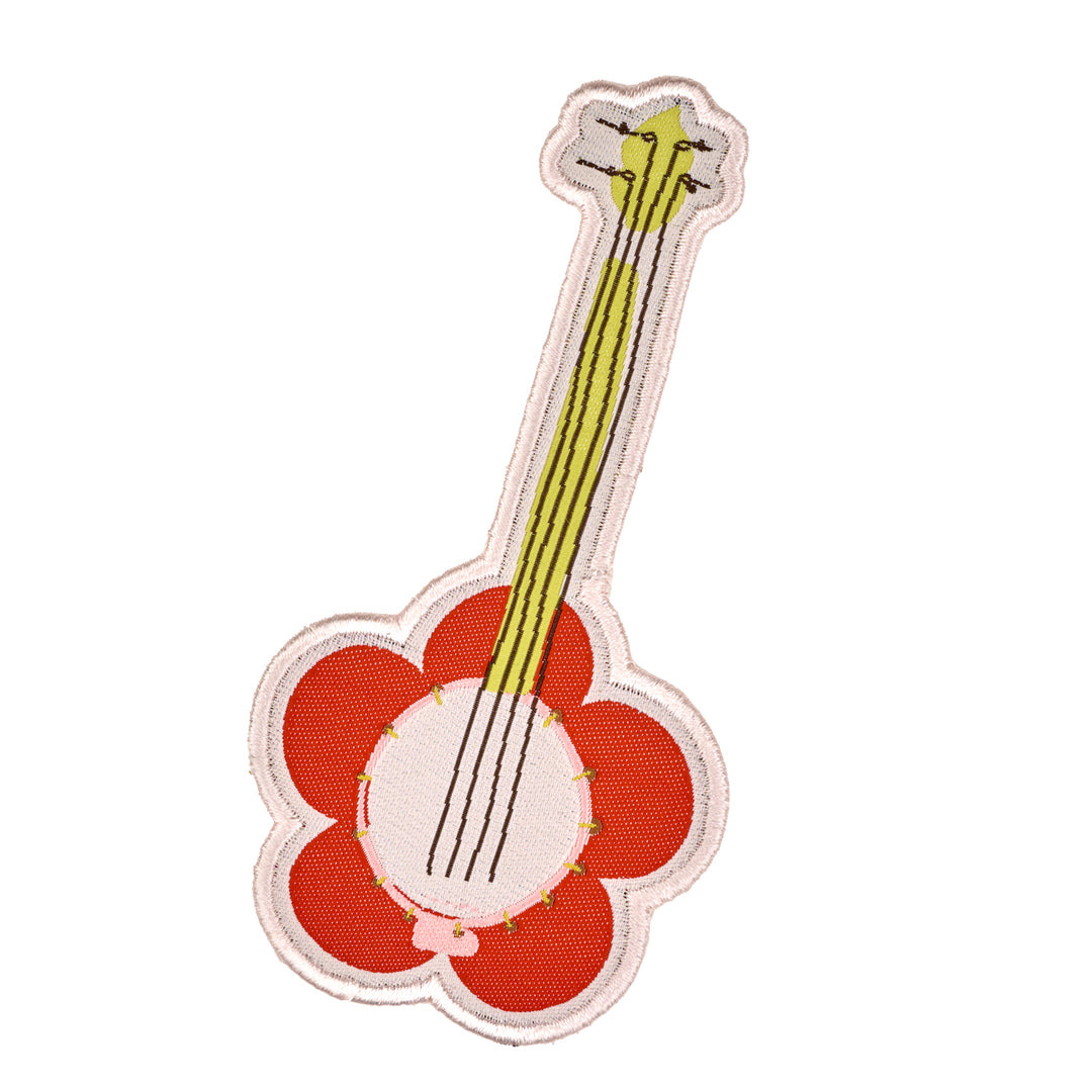 The Genesis of a Journey - Flower Banjo - Iron-On Label (Preorder)