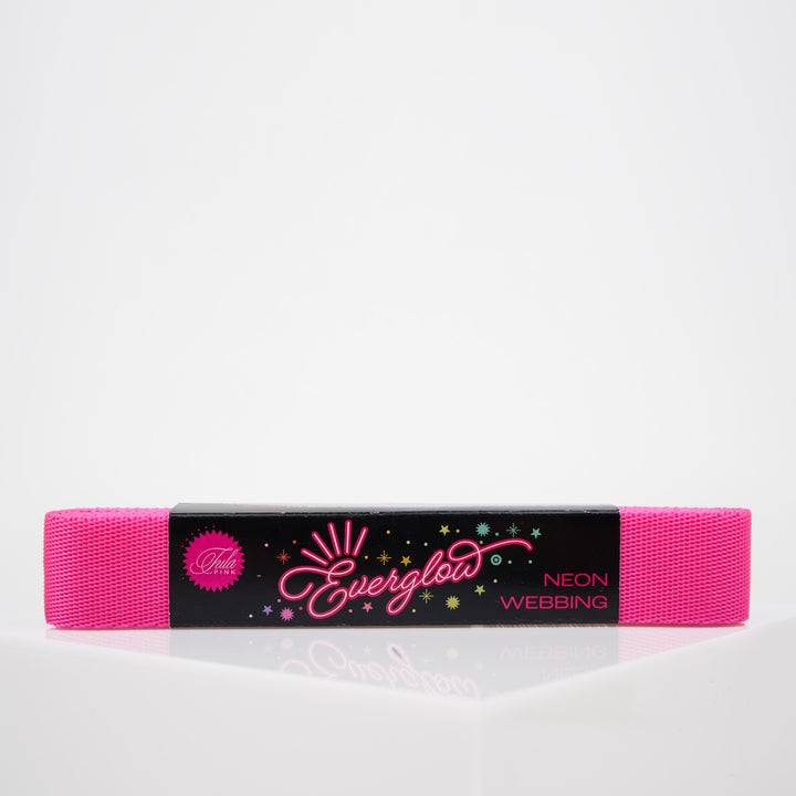 2yd Cosmic/Pink - 1" Nylon Webbing - by Tula Pink