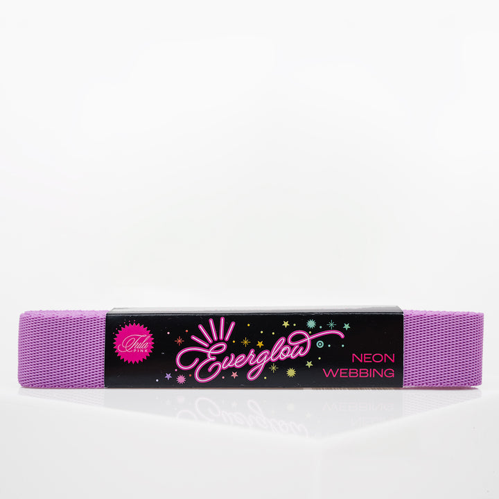 2yd Mystic/Purple - 1" Nylon Webbing - by Tula Pink