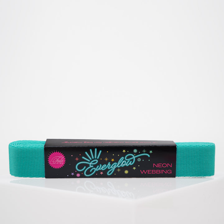 2yd Spirit/Teal - 1" Nylon Webbing - by Tula Pink