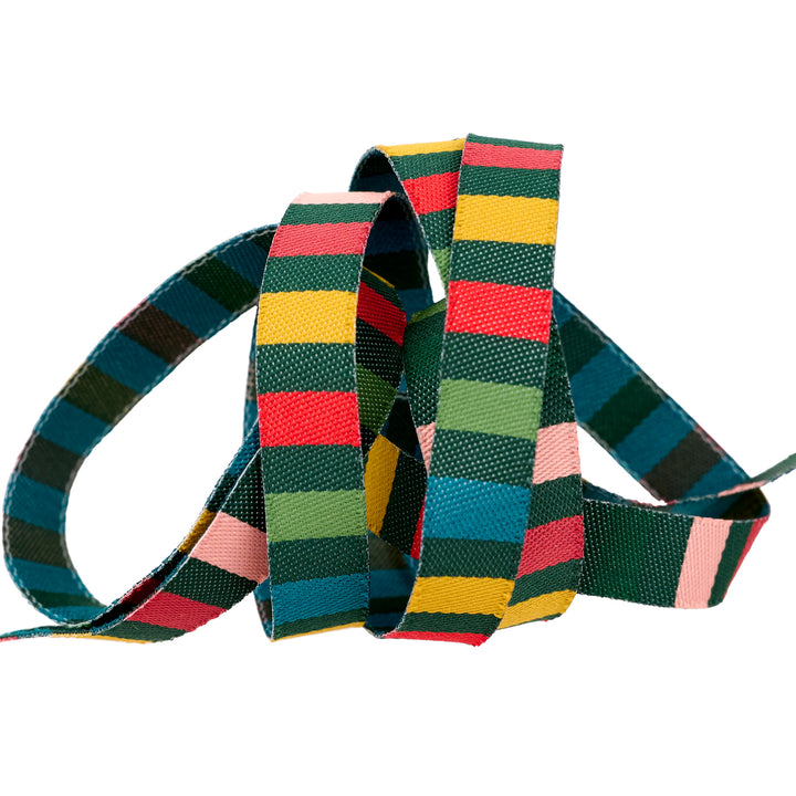 12 Days of Christmas - Holiday Stripe - 3/8" width - by Cori Dantini - One Yard