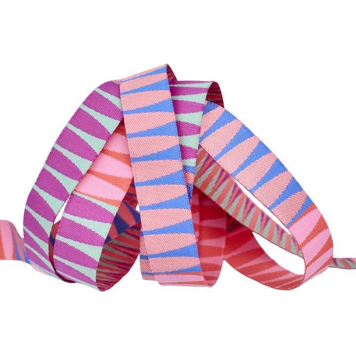 Ramble - Curves - 5/8" width - by Tara Faughnan - One Yard