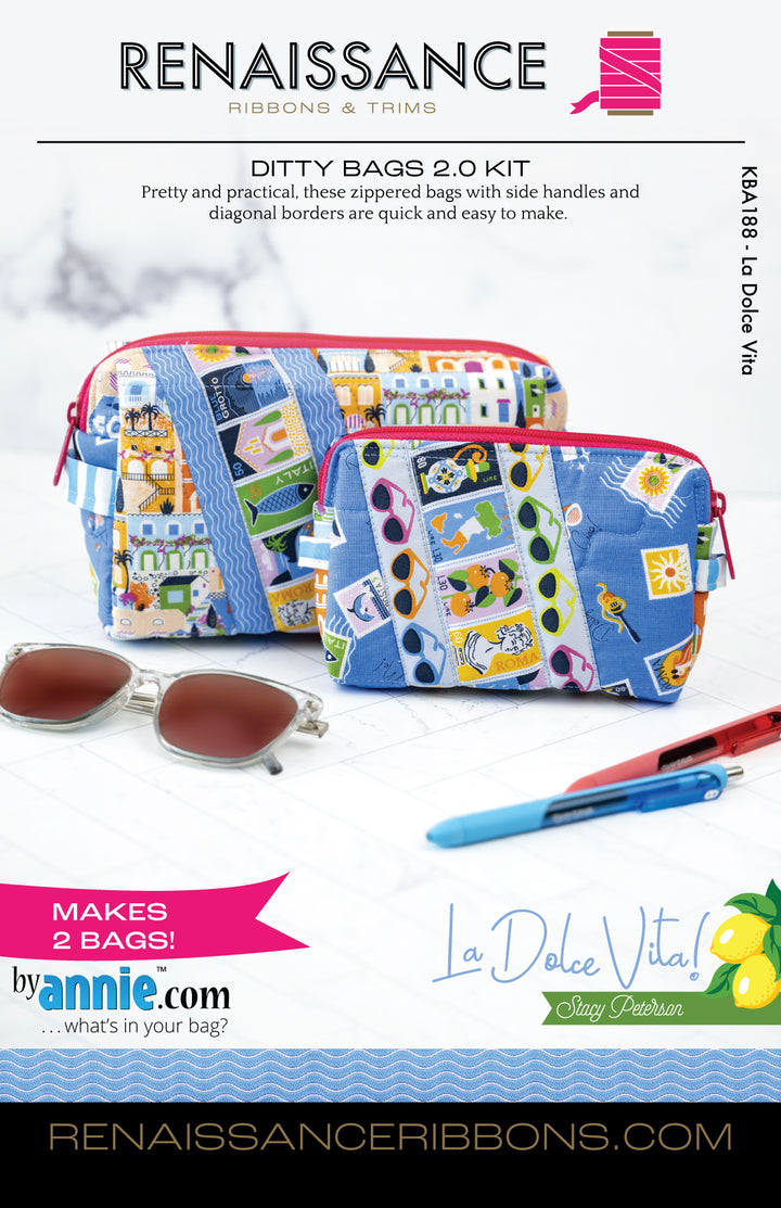 Sewing Kit - Ditty Bags 2.0 - La Dolce Vita