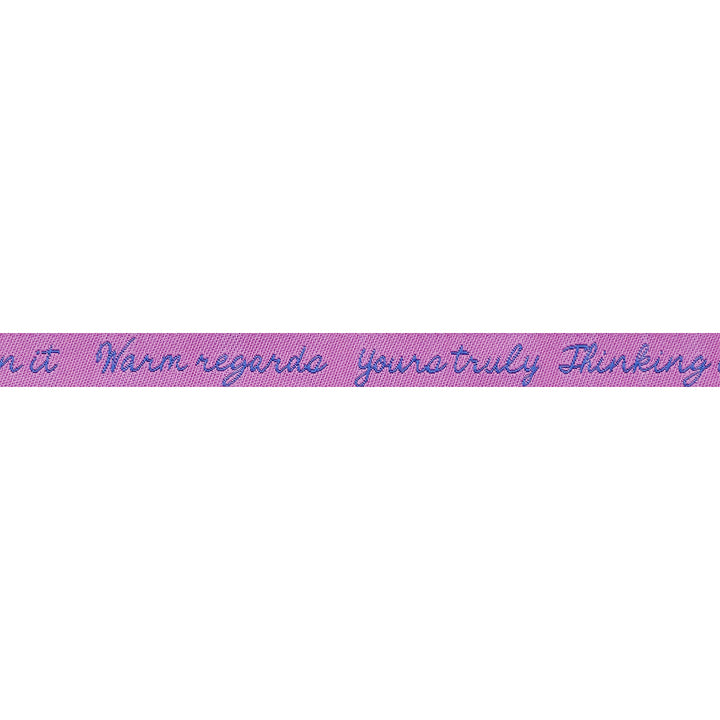 Salutations - Yours Truly - 3/8" width - by Rashida Coleman Hale - One Yard