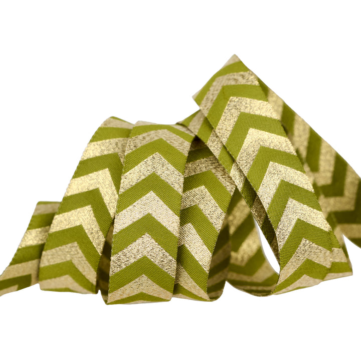 PREORDER - High Flight - Taxiway in Olive - 7/8" width - by Sarah Thomas - One Yard