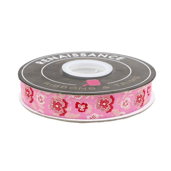 PREORDER - Hello Alice - Violets - 7/8" width - by Sarah Watts - One Yard