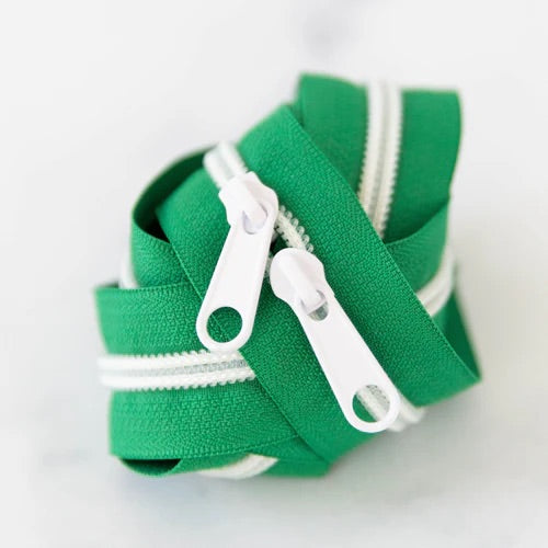 30" Handbag Zipper - Kelly