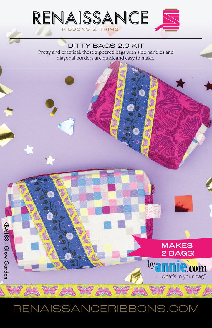 Sewing Kit - Ditty Bags 2.0 - Glow Garden