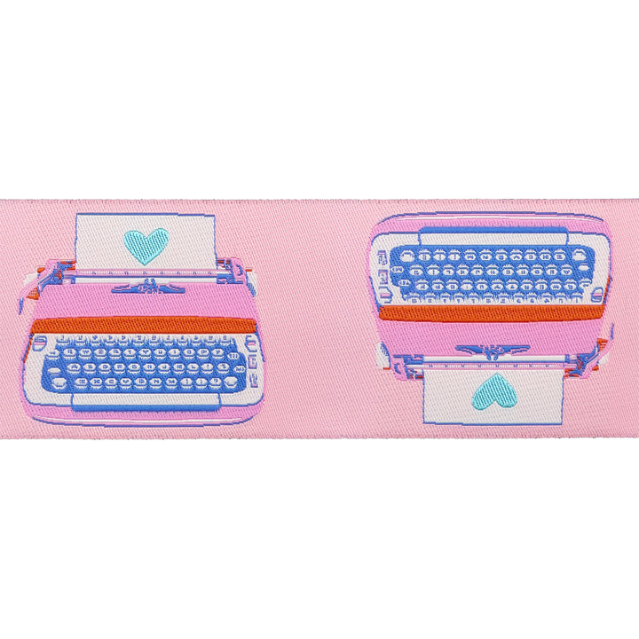 Best Day - Typewriters in Posy 2" - by Melody Miller - One Yard