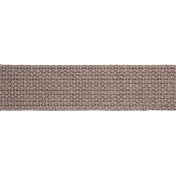 2yd-Gray Cotton Webbing