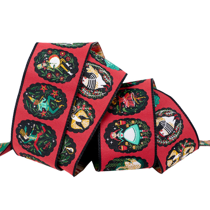 12 Days of Christmas - 12 Days - 1-1/2" width - by Cori Dantini - One Yard