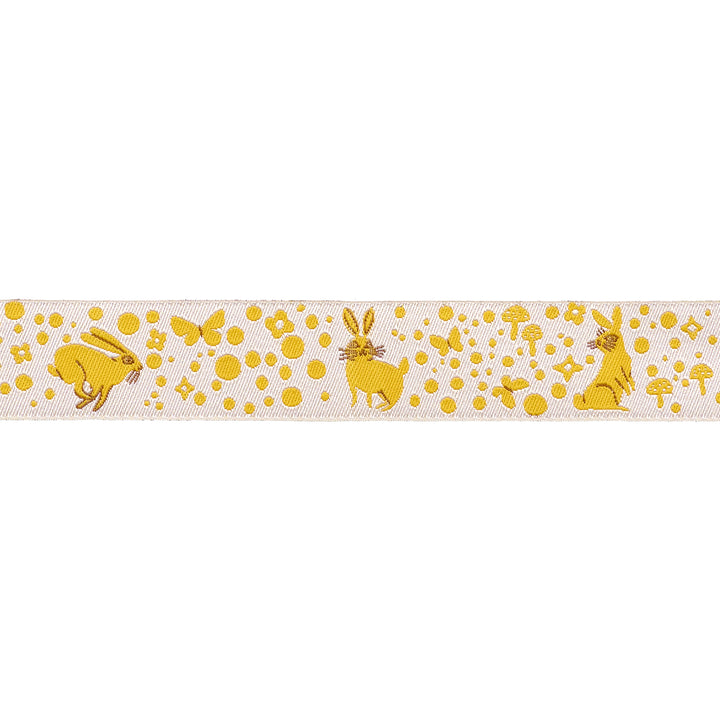 Love Letter - Bunny Dot in Gold 7/8" - by Lizzy House - One Yard