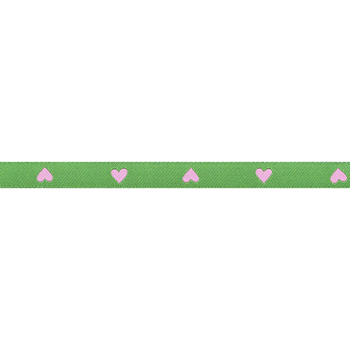 Hearts and Sparks - Hearts in Verdant - 3/8" width - by Melody Miller - One Yard