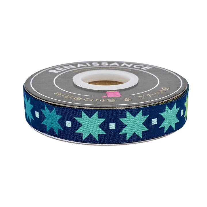 Ramble - Wee Stars - 7/8" width - by Tara Faughnan - One Yard